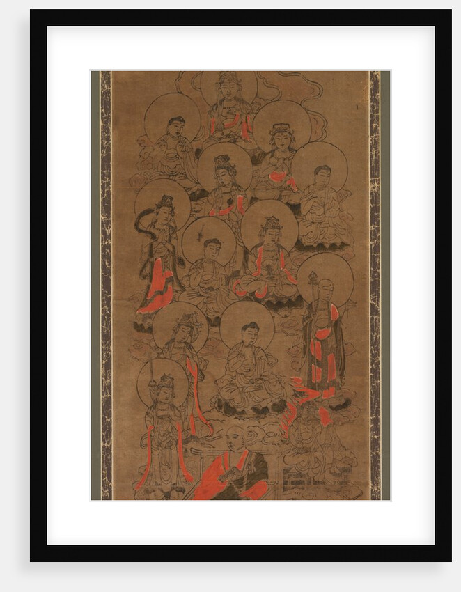 Twelve Buddhas and Kobo Daishi, late 17th century by Unknown