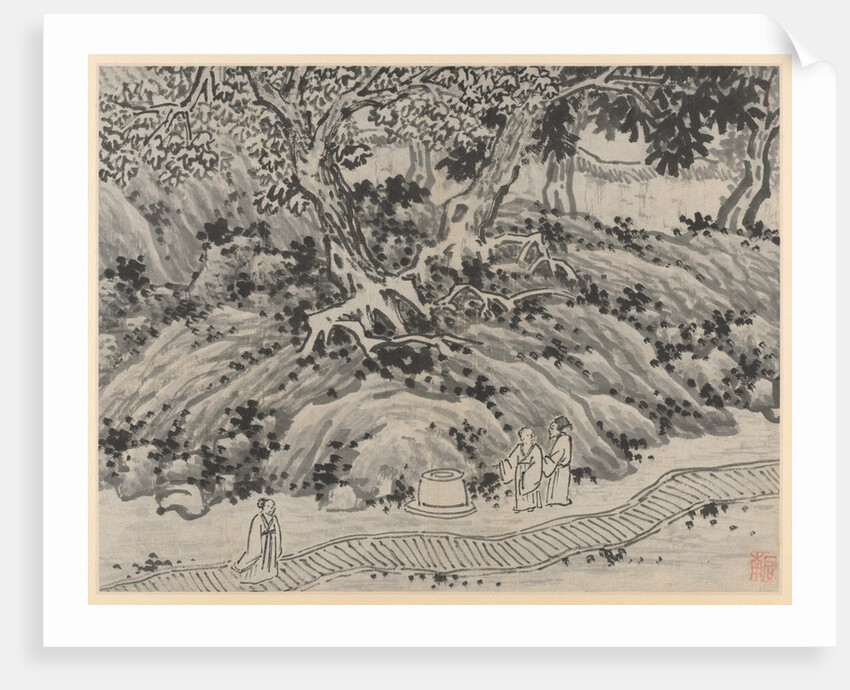 Twelve Views of Tiger Hill, Suchou: The Fool's Spring, after 1490 by Shen Zhou