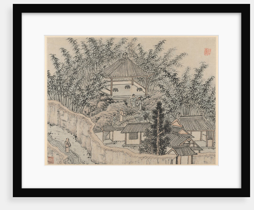 Twelve Views of Tiger Hill, Suzhou: Bamboo Pavilion, Tiger Hill, after 1490 by Shen Zhou
