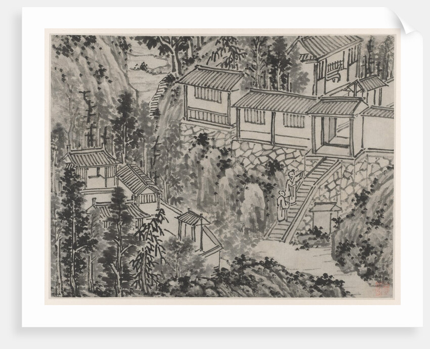 Twelve Views of Tiger Hill, Suzhou: The Pine Retreat, after 1490 by Shen Zhou