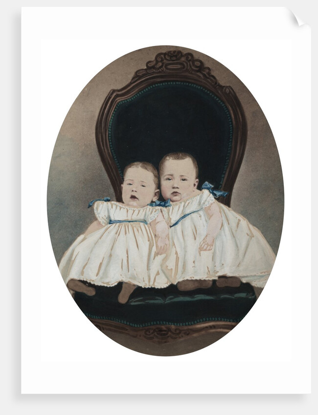Twin Babies, c. 1870 by Davis Brothers