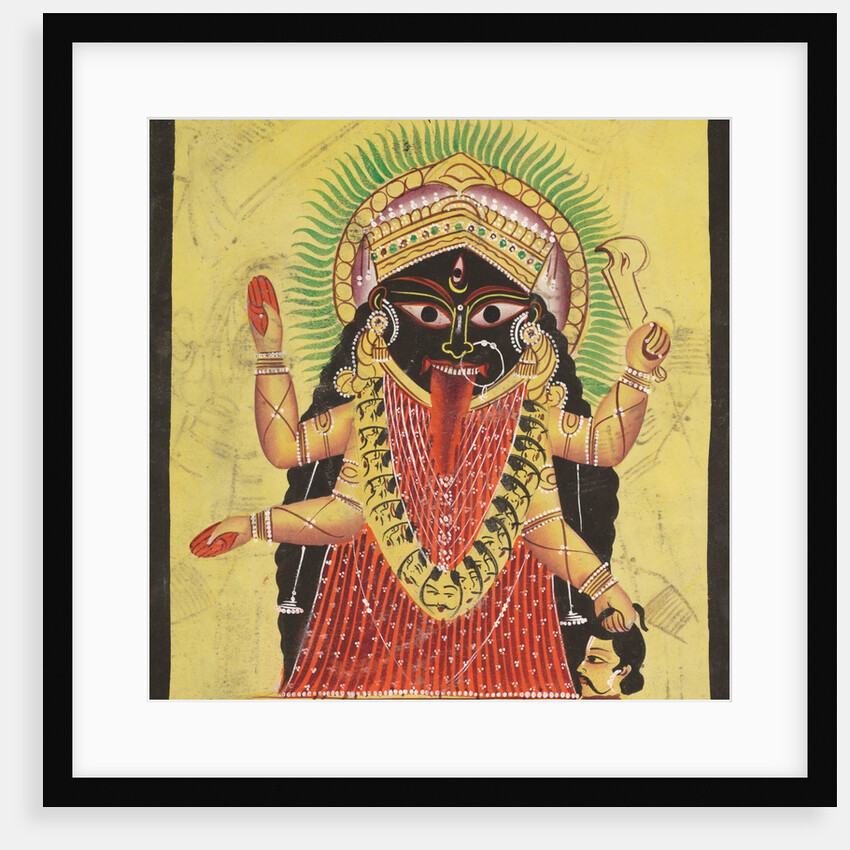 Two Aspects of Kali: Kali Enshrined, c. 1880 - 1890 by Unknown