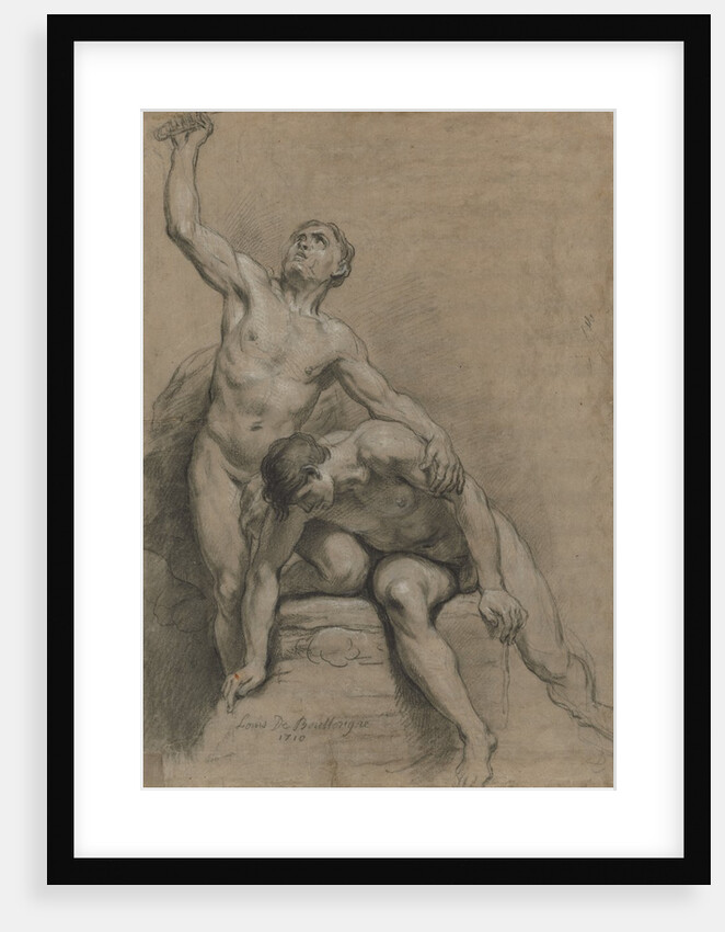 Two Male Nudes, 1710 by Louis de Boullogne