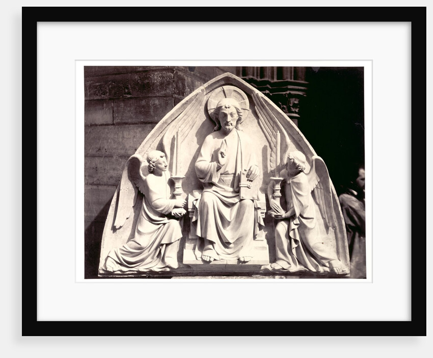 Tympanum, Strasbourg Cathedral, c. 1863 by Charles Marville