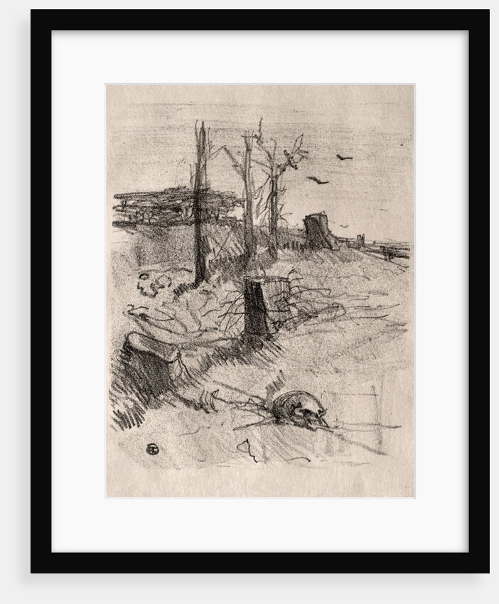 Un Cimetière en Galicie, 1898 by Henri de Toulouse-Lautrec