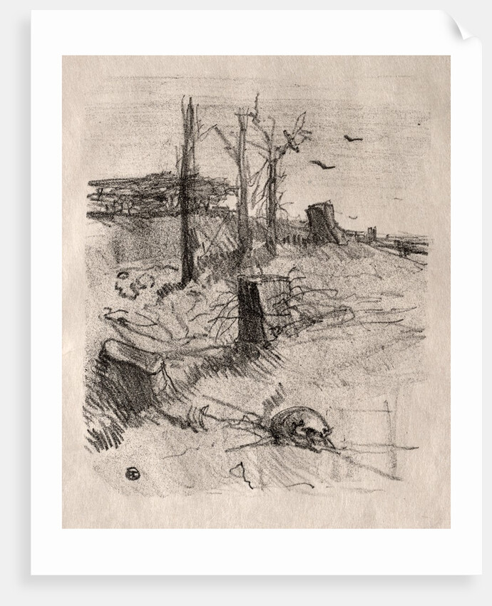 Un Cimetière en Galicie, 1898 by Henri de Toulouse-Lautrec