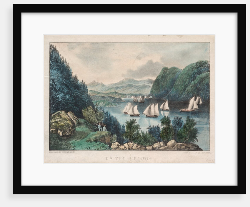 Up the Hudson, c. 1857-72 by James Merritt Ives; Nathaniel Currier