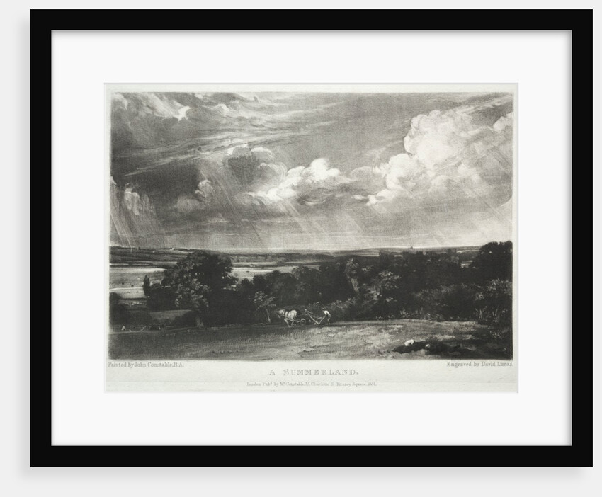 Various Subjects of Landscape, Characteristic of English Scenery…A Summerland, 1831 by David Lucas