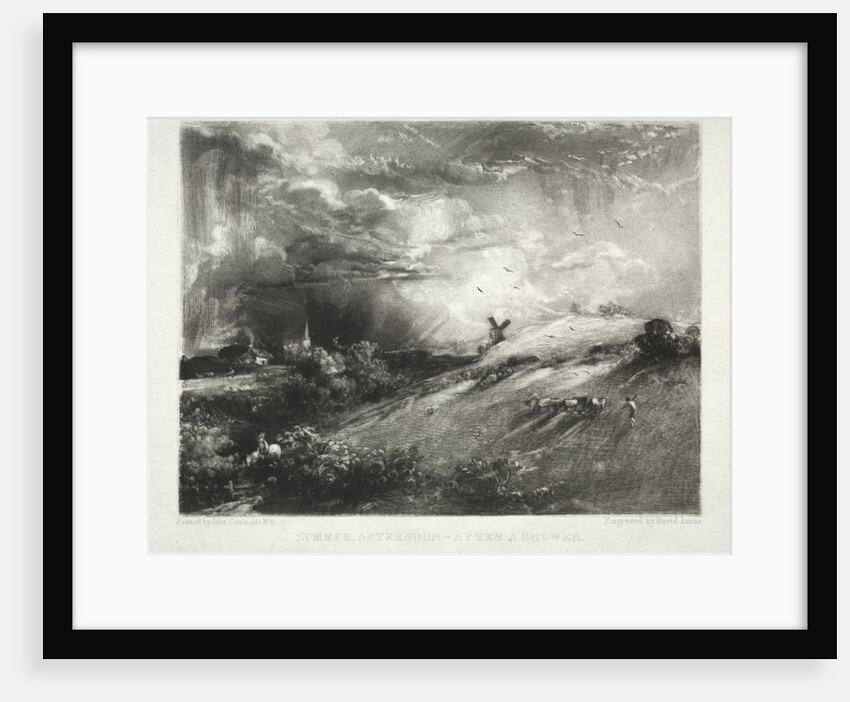 Various Subjects of Landscape, Characteristic of English Scenery…Summer Afternoon - after a Shower by David Lucas