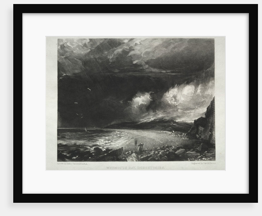 Various Subjects of Landscape, Characteristic of English Scenery…Weymouth Bay, Dorsetshire, 1830 by David Lucas