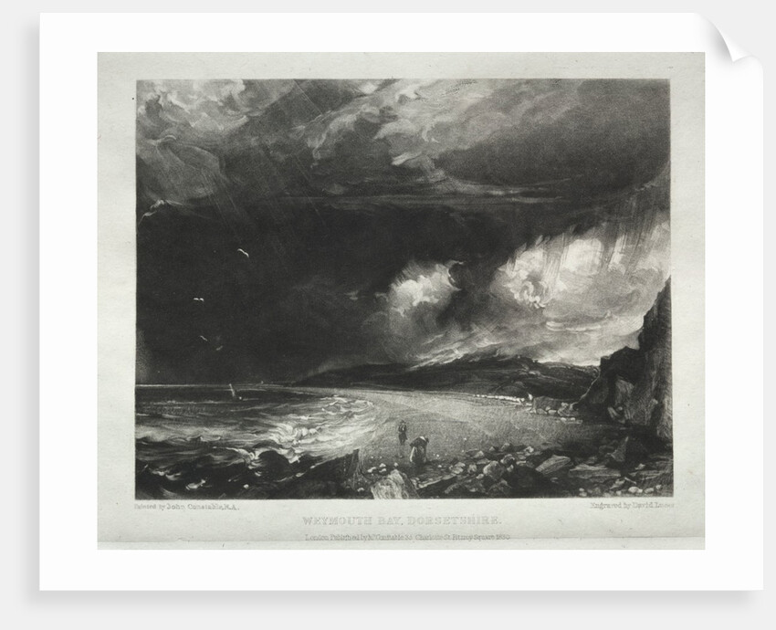 Various Subjects of Landscape, Characteristic of English Scenery…Weymouth Bay, Dorsetshire, 1830 by David Lucas