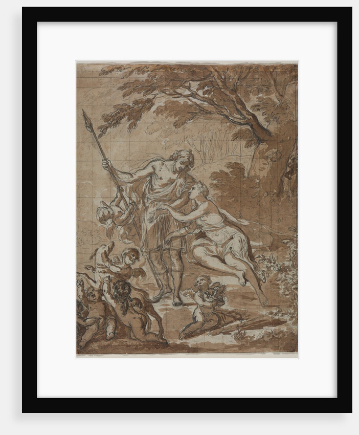 Venus and Adonis, 1713 by Unknown