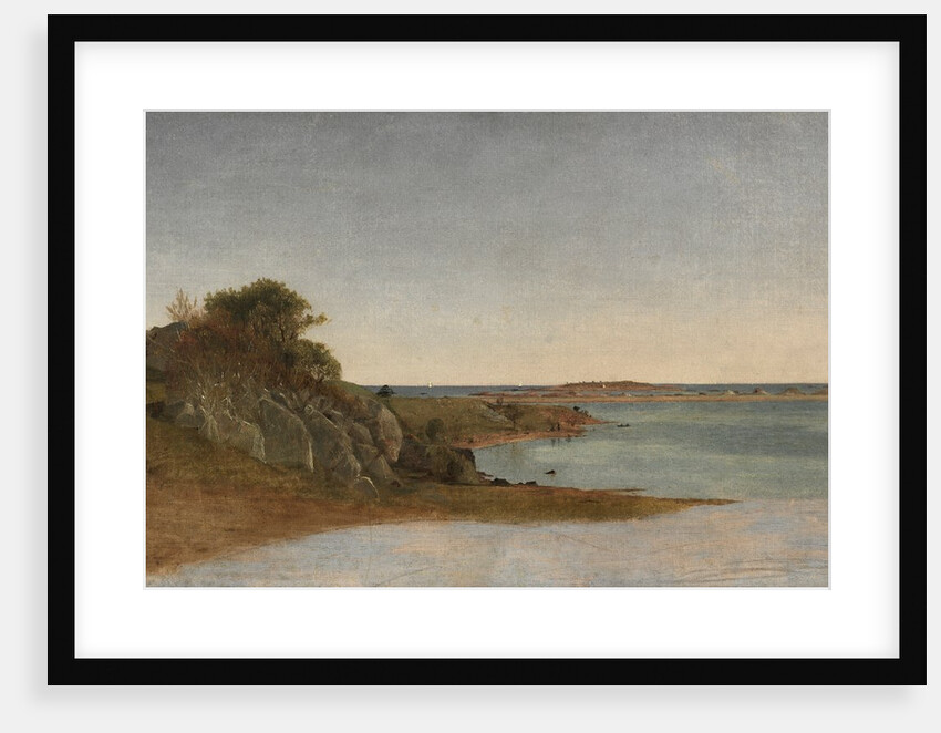 View near Newport, 1860s by John Frederick Kensett