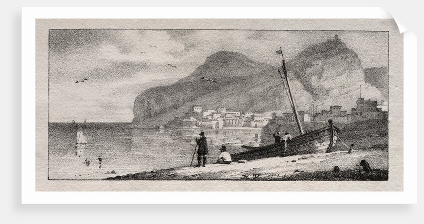 View of a Seaport by Horace Vernet