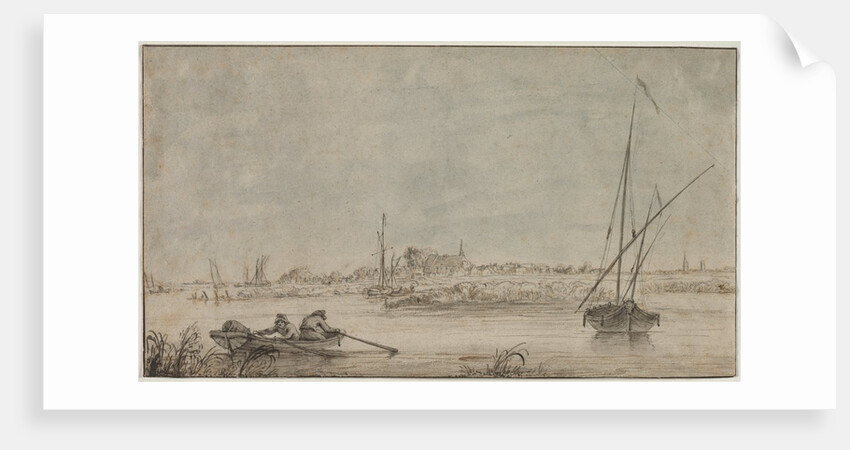 View of Dordrecht from the River, 1775-1815 by Jacob van Strij