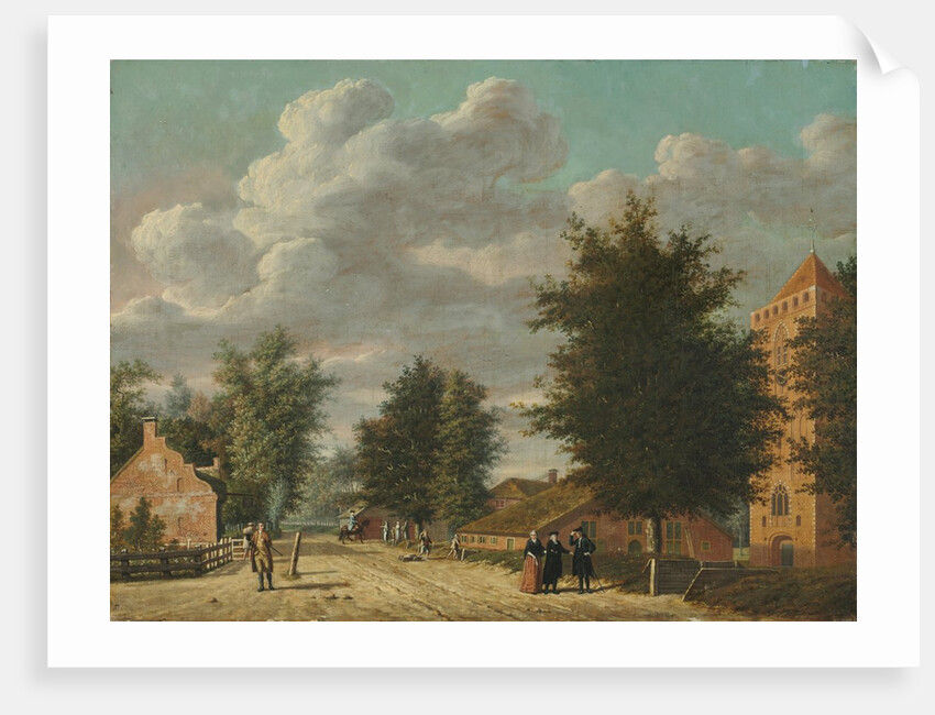 View of the Village of Eemnes, 1778 by Jordanus Hoorn