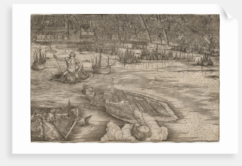 View of Venice, 1500 by Jacopo de' Barbari
