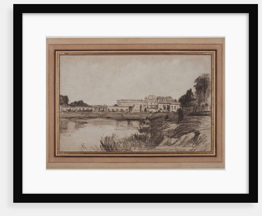 View of Versailles, 1800s by Antoine Vollon