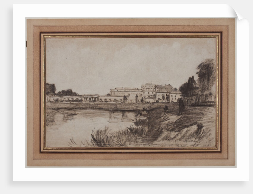 View of Versailles, 1800s by Antoine Vollon