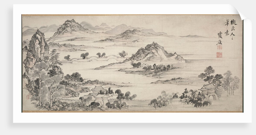 View of West Lake, 1700s by Ike Taiga