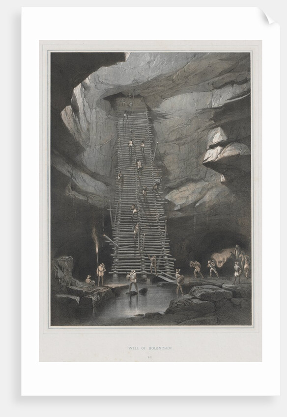 Views of Ancient Monuments in Central America, Chiapas and Yucatan, Pl. 20: Well of Bolonchen, 1844 by Frederick Catherwood