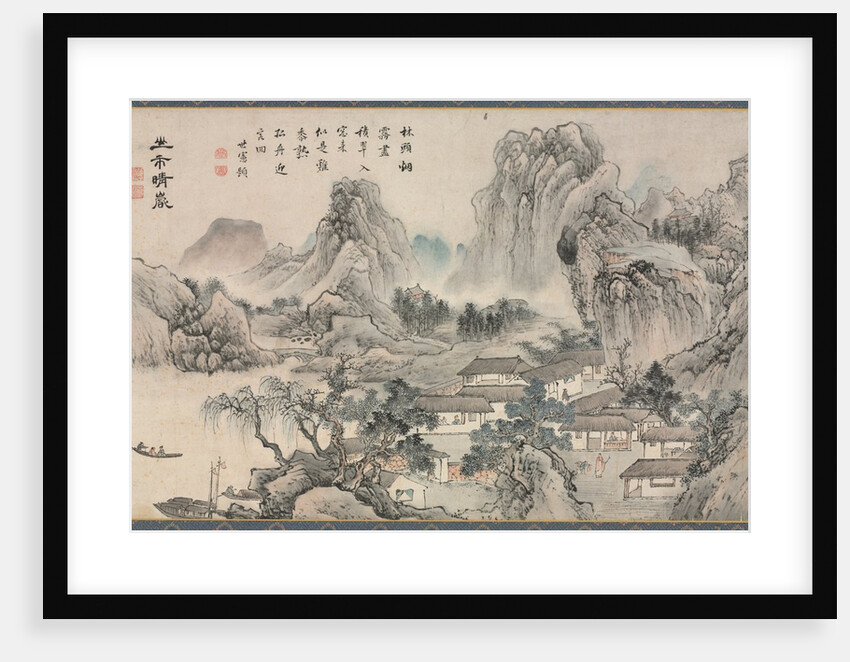 Views of Xiao and Xiang Rivers, 1788 by Tani Bunch?