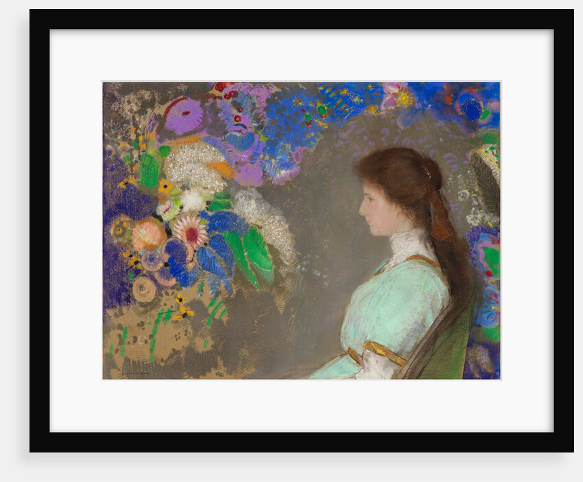 Violette Heymann, 1910 by Odilon Redon