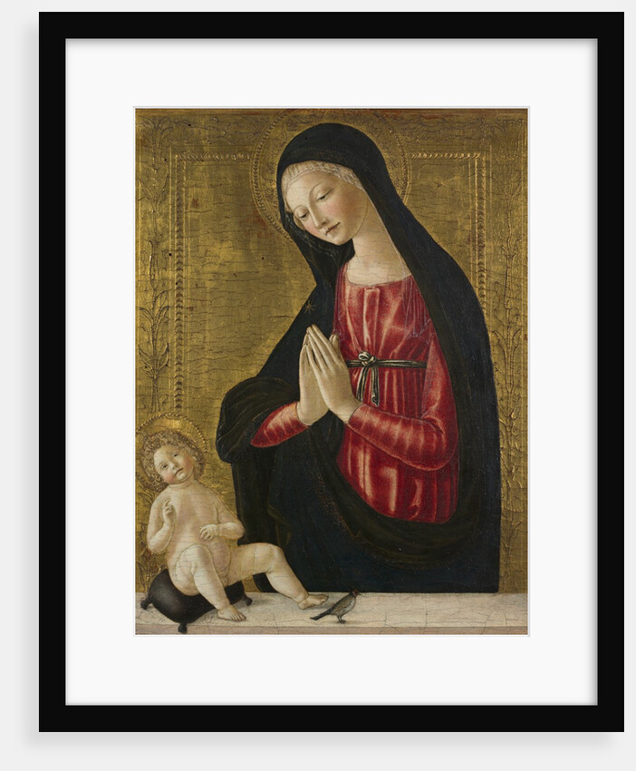 Virgin and Child with a Goldfinch, c. 1490 by Neroccio de' Landi