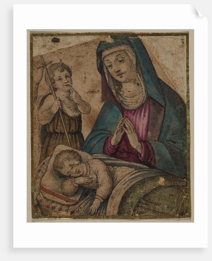 Virgin and Child with Saint John, 1500s by Unknown