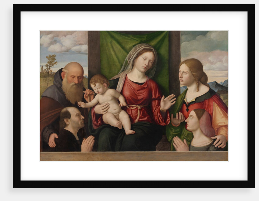 Virgin and Child with Saints and Donors, c. 1515 by Giovanni Battista Cima da Conegliano