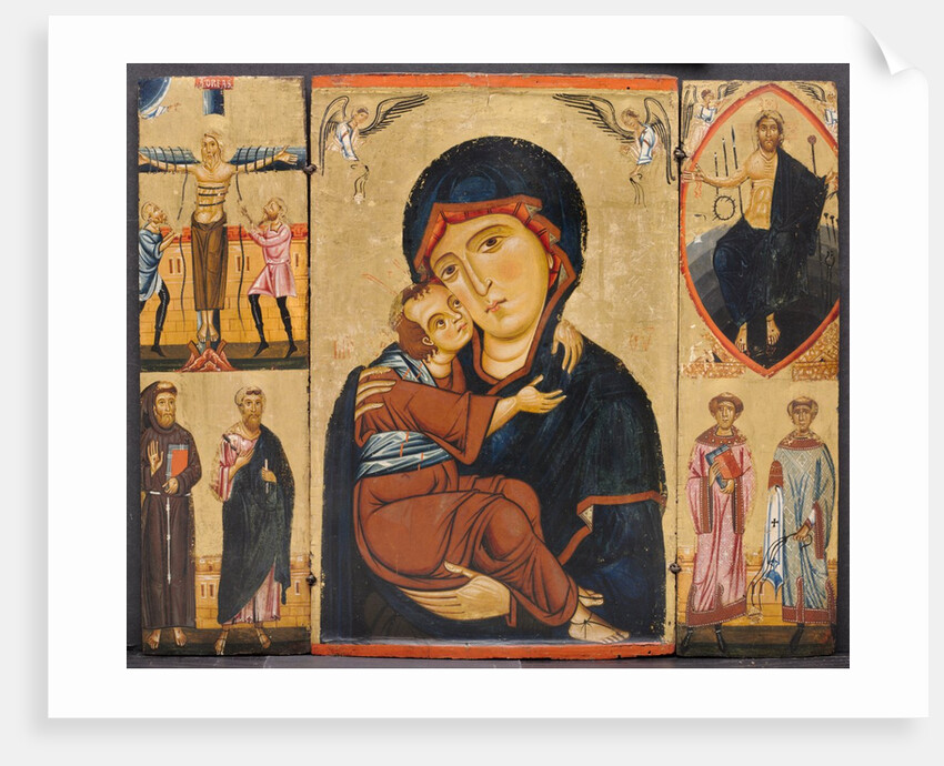 Virgin and Child with Saints, c. 1230s by Berlinghiero