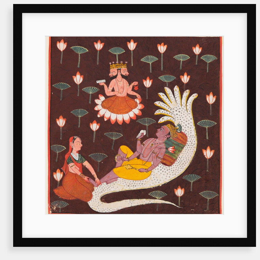 Vishnu on Ananta, the Endless Serpent, c. 1700 by Unknown