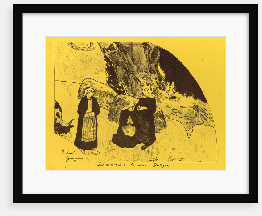Volpini Suite: Dramas of the Sea: Brittany, 1889 by Paul Gauguin
