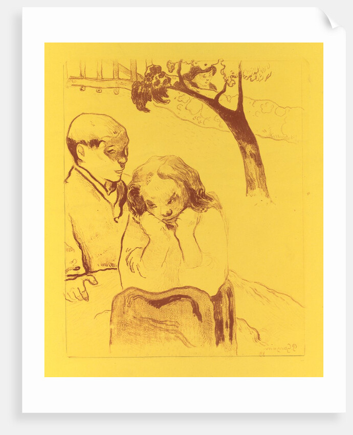 Volpini Suite: Human Misery, 1889 by Paul Gauguin