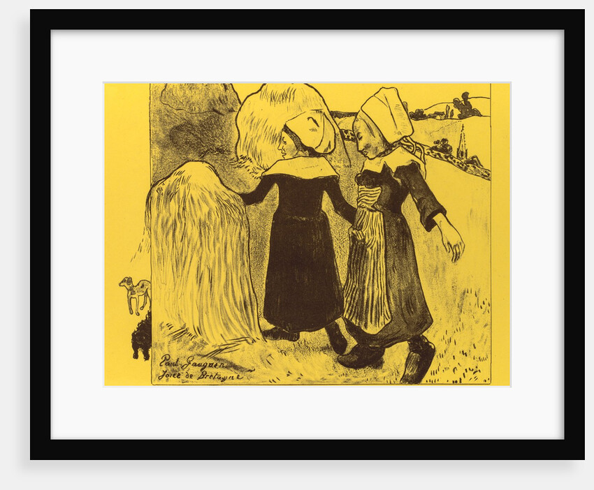 Volpini Suite: Joys of Brittany, 1889 by Paul Gauguin