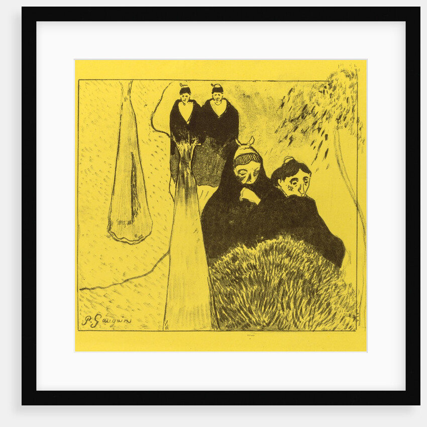 Volpini Suite: Old Women of Arles, 1889 by Paul Gauguin