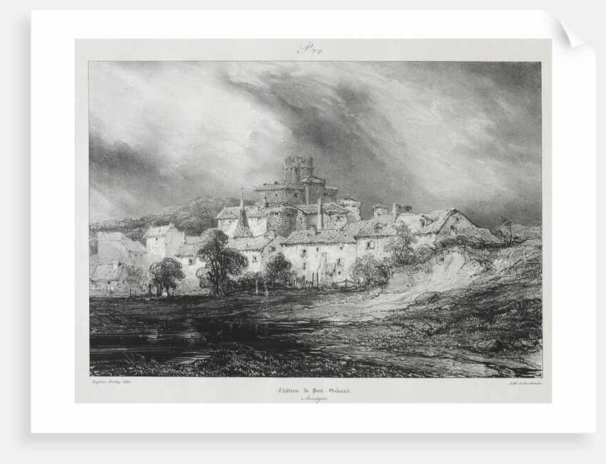 Voyages pittoresques et romantiques dans lancienne France, Auvergne…, 1830 by Eugène Isabey