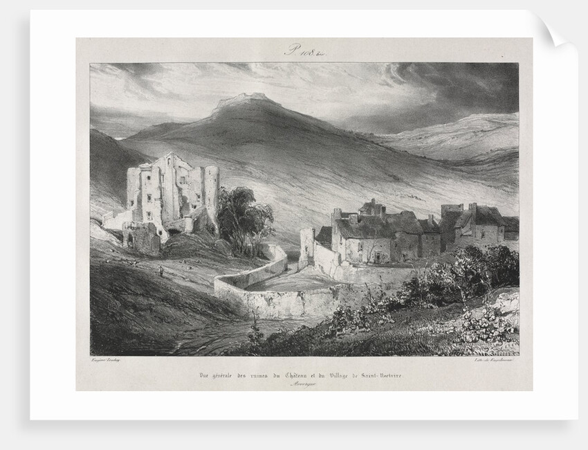 Voyages pittoresques et romantiques dans lancienne France, Auvergne…, 1831 by Eugène Isabey