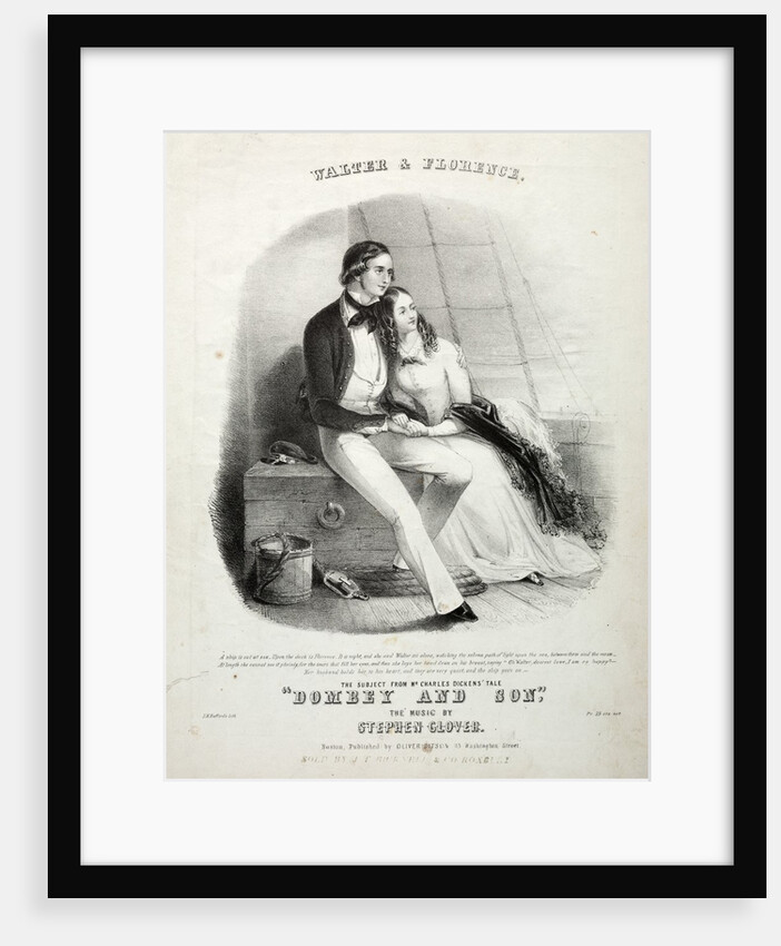 Walter and Florence - Sheet Music Cover by Winslow Homer