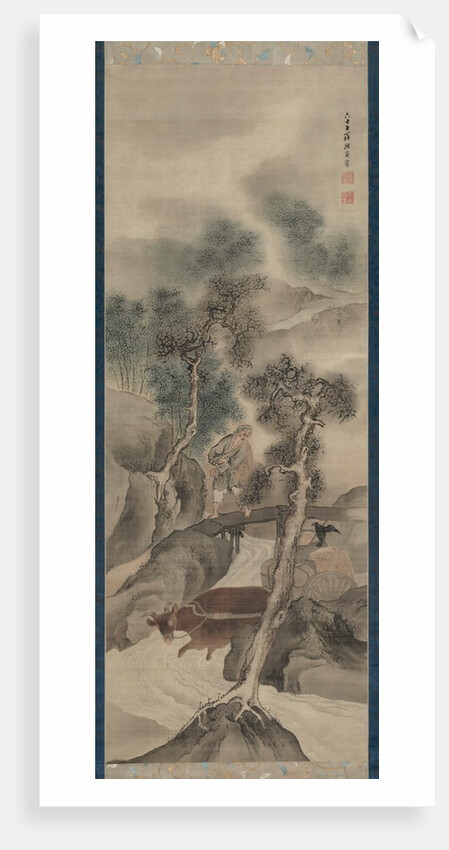 Water Buffalo Returning Home, 1781 by Yosa Buson