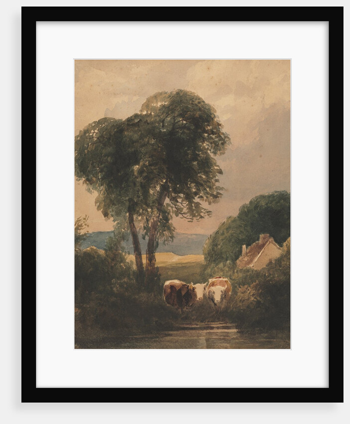 Welsh Landscape with Cattle by Peter De Wint