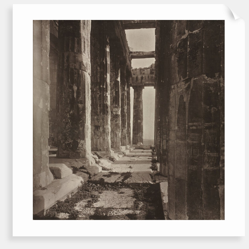 Western Portico of the Parthenon, 1882 by William James Stillman; The Autotype Company