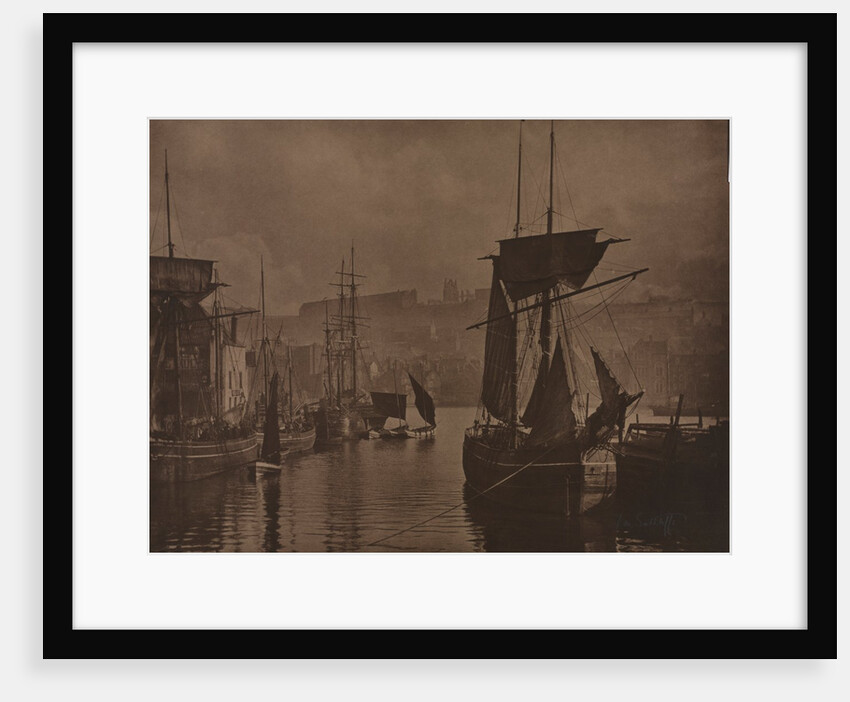 Whitby Harbor, c. 1885 by Frank Meadow Sutcliffe