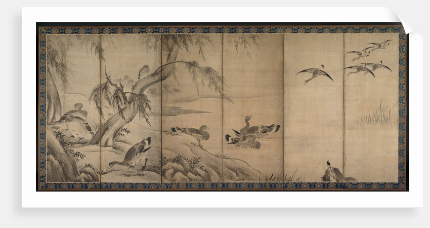 Wild Geese, late 1500s-early 1600s by Kano Sanraku