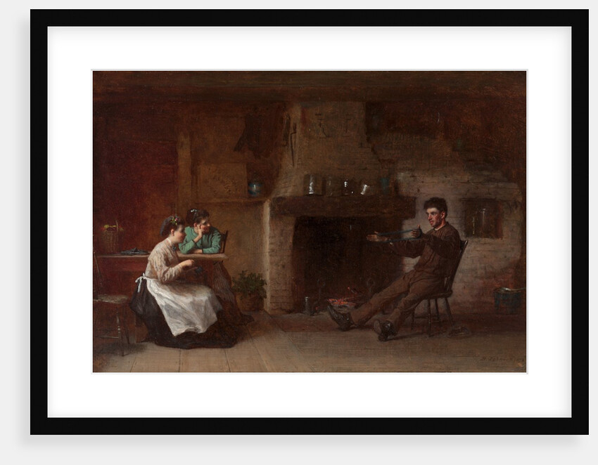 Winding Yarn, 1872 by Eastman Johnson