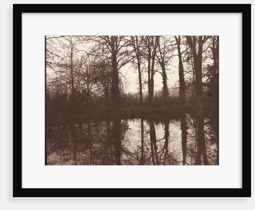 Winter Trees Reflected in a Pond, 1841-42 by William Henry Fox Talbot