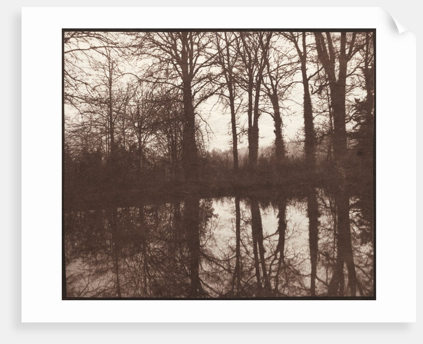 Winter Trees Reflected in a Pond, 1841-42 by William Henry Fox Talbot