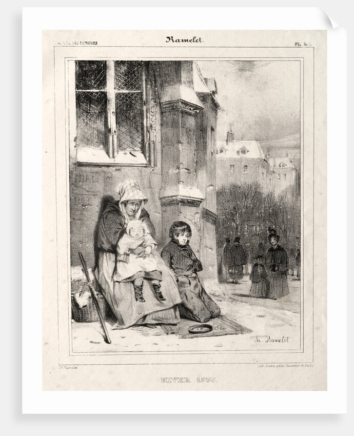 Winter, 1836 by Charles Ramelet