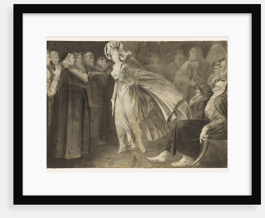 Woman Standing among the Friars Sketches of Heads; Two Women by John Brown