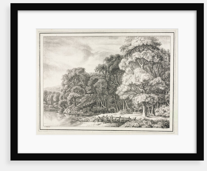 Woodland Scenery with Lake, 1811-1816 by Johann Nepomuk Strixner